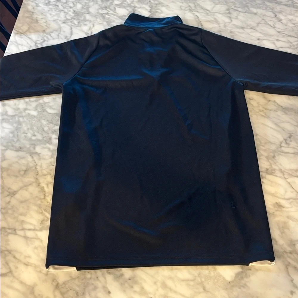 Adidas Black Soccer Tiro Training Top with Quarter Zip